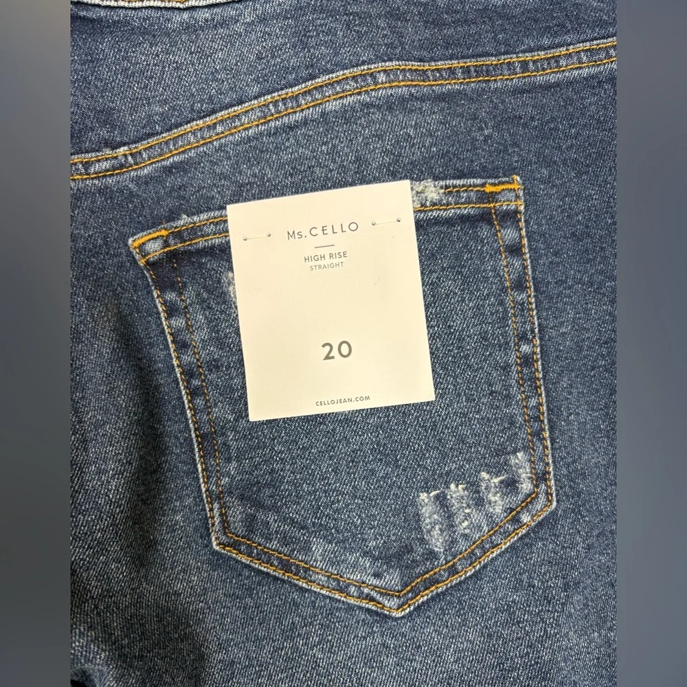 NWT Ms.Cello High Rise Straight Jeans Size 20 - Picture 6 of 6